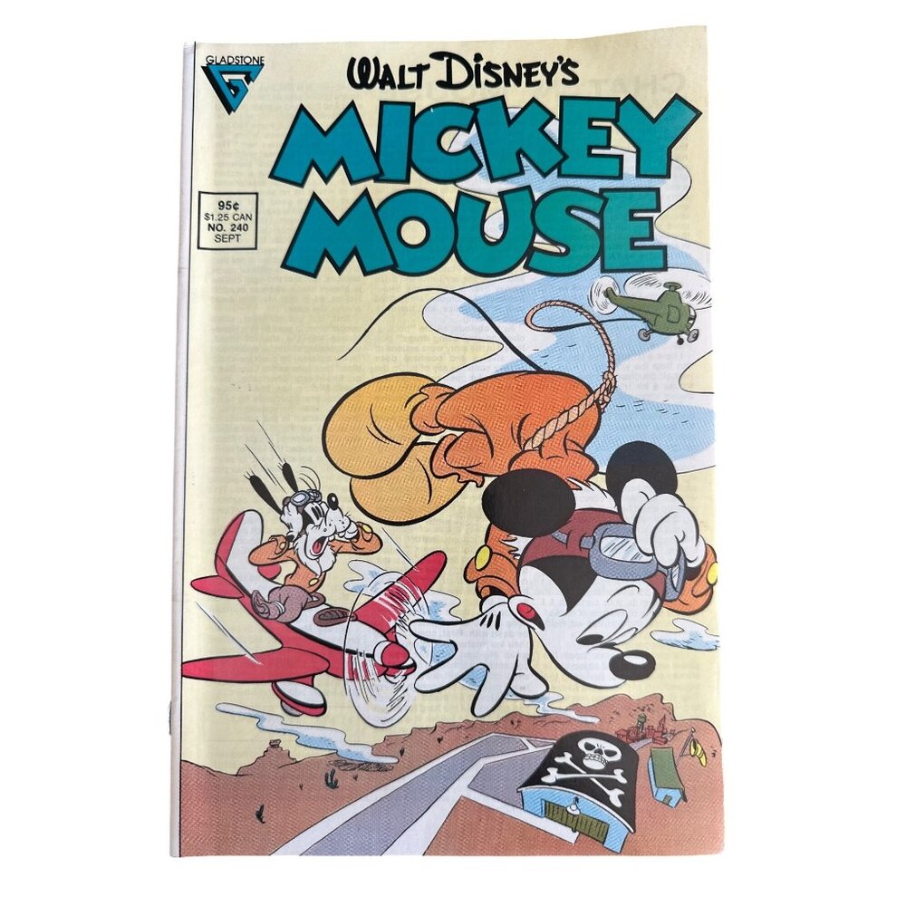 Gladstone Walt Disneys Mickey Mouse Comic #240 Sept 1988 Bagged Boarded